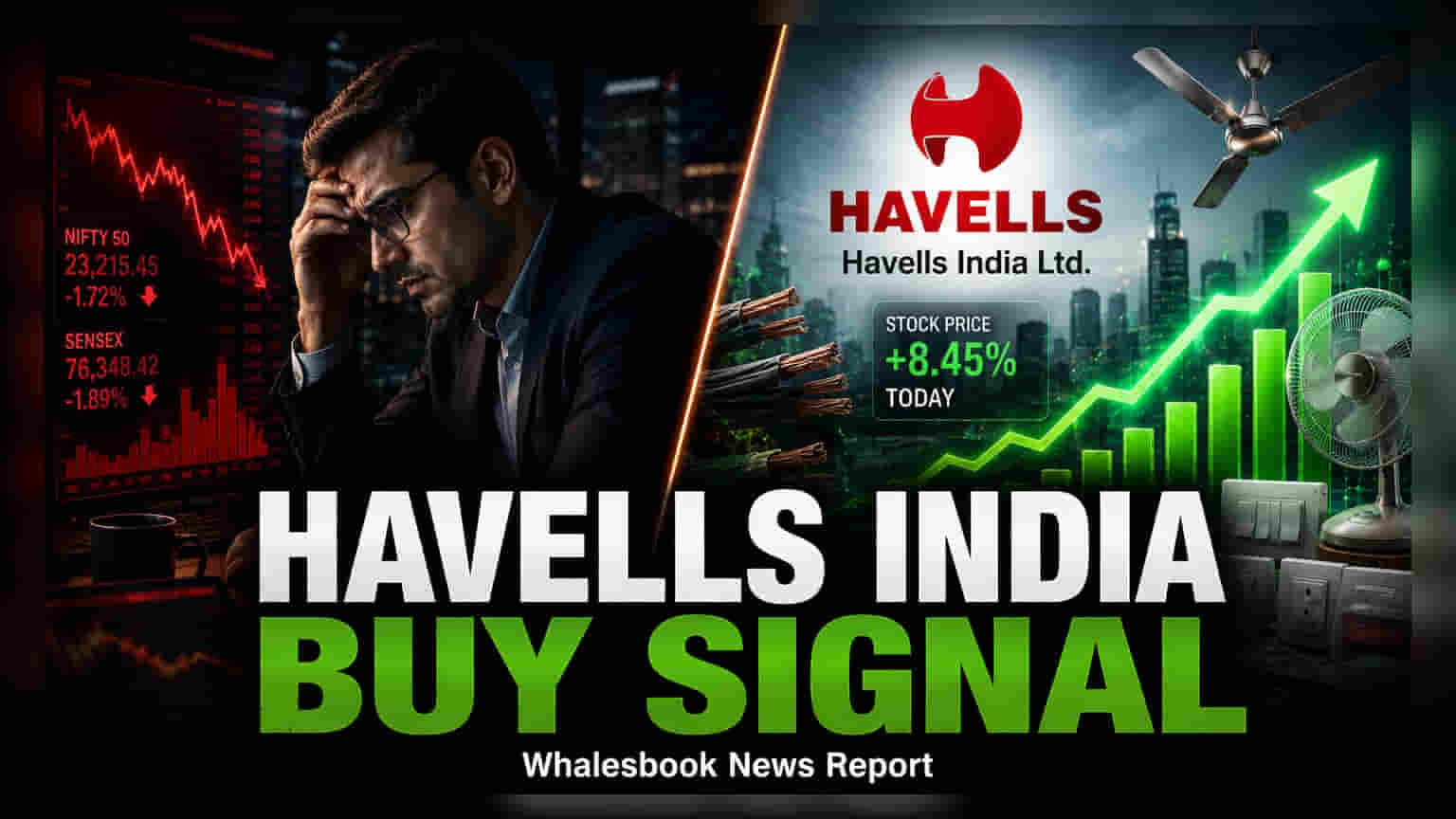 Havells Q1 Results: જાહેરાત ખર્ચ વધતાં નફામાં **15.9%** નો ઘટાડો, આવક **19.7%** વધી