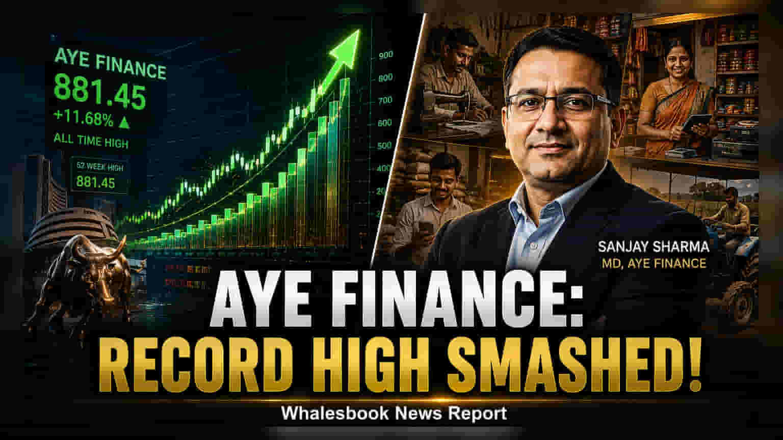 Aye Finance Shares Hit Record High of ₹197 After Growth Plan