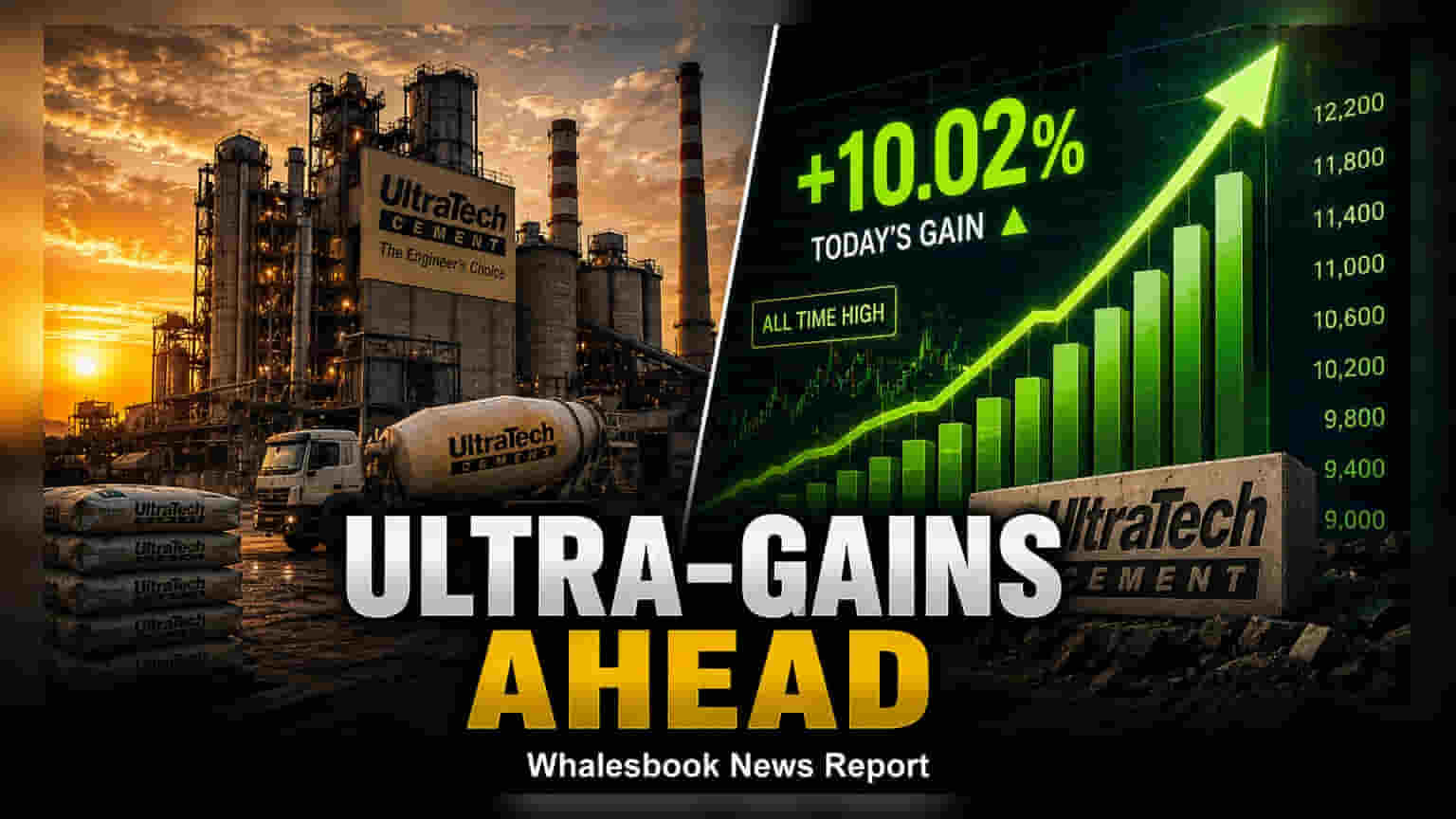 UltraTech Cement: முதல் காலாண்டில் லாபம் **16.8%** உயர்வு! ₹2,599 கோடி எட்டிய வருவாய்