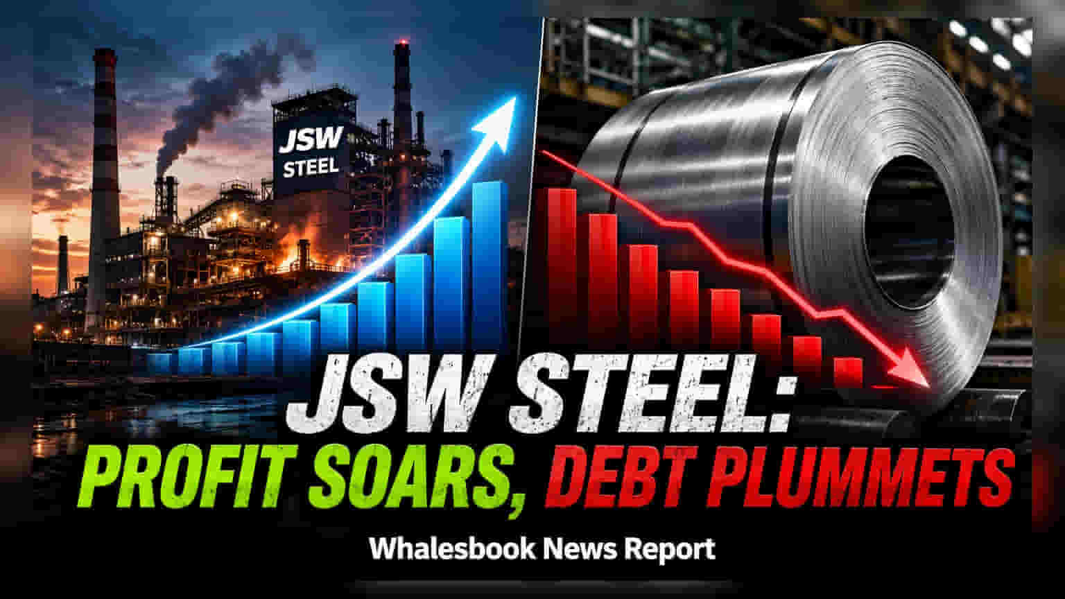 JSW Steel के शानदार नतीजे: कंपनी का EBITDA **32%** बढ़ा, कर्ज अनुपात घटकर **1.46x** हुआ