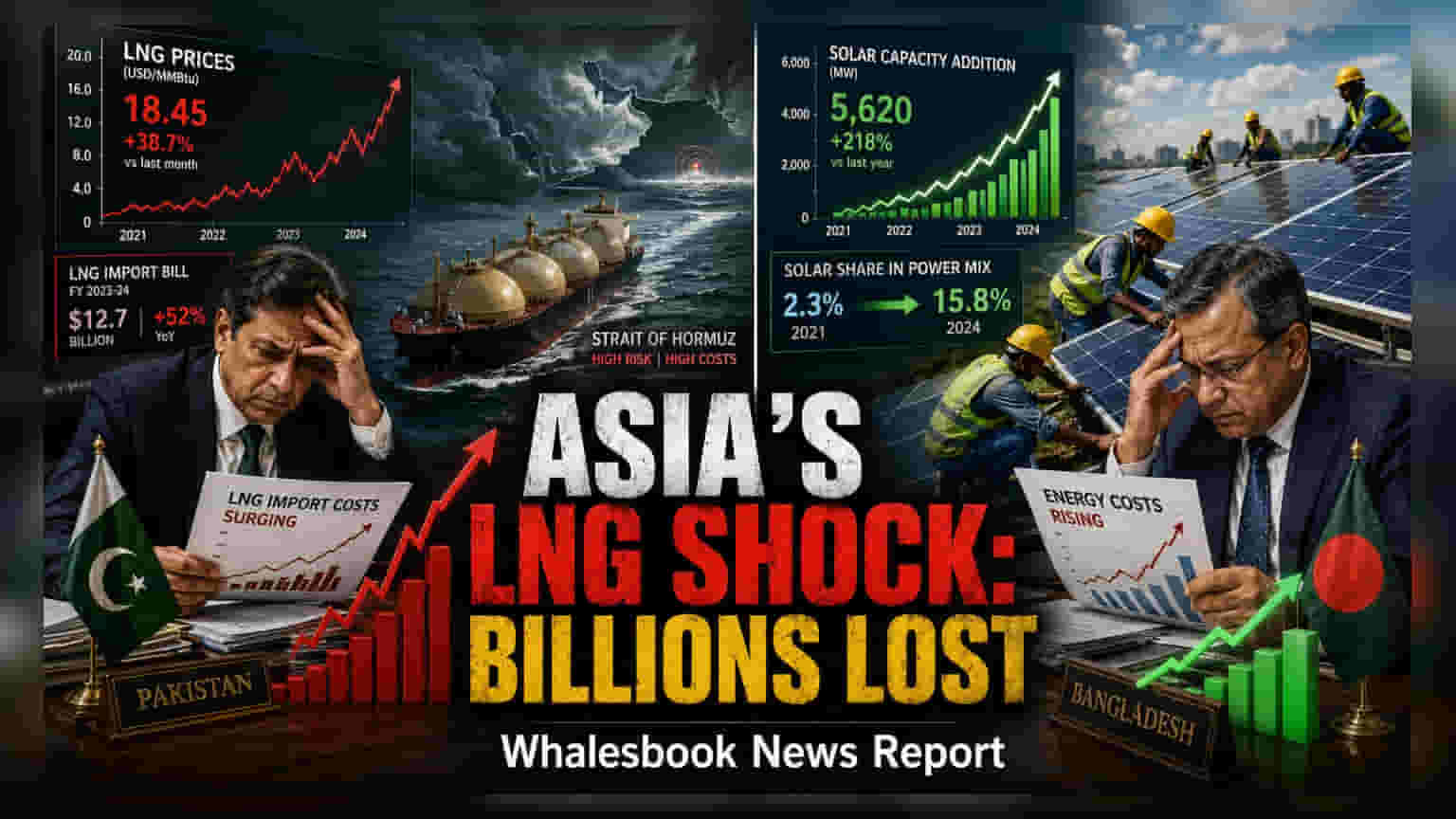 LNG Costs Surge Near $22, Pressuring Pakistan and Bangladesh