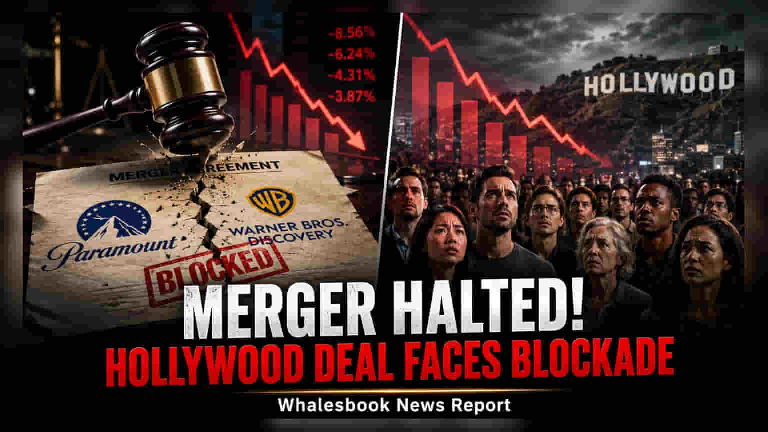 Paramount-Warner Merger Halted By Court for Two Weeks