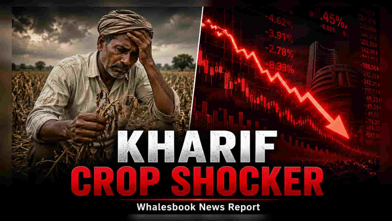 India Kharif Sowing: खरीफ बुवाई में **6%** की गिरावट, दालों और अनाज पर असर!