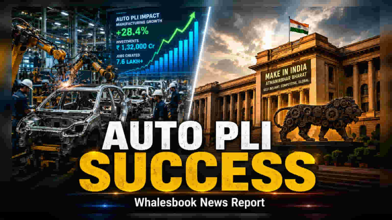 ઓટો PLI સ્કીમનો કમાલ: ₹44,326 કરોડનું રોકાણ, 67,820 નોકરીઓનું સર્જન