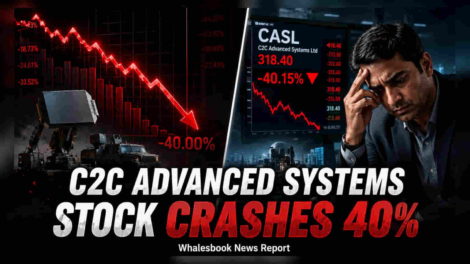 C2C Advanced Systems: સતત બે દિવસના ઘટાડા બાદ શેરમાં 40% નો કડાકો!