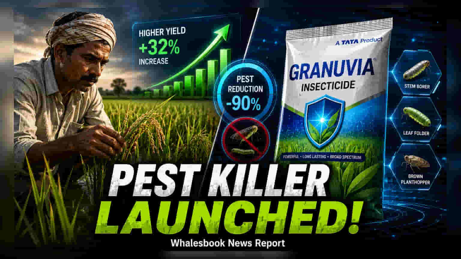 Insecticides India चे तांदूळ पिकासाठी नवीन उत्पादन 'Granuvia' बाजारात