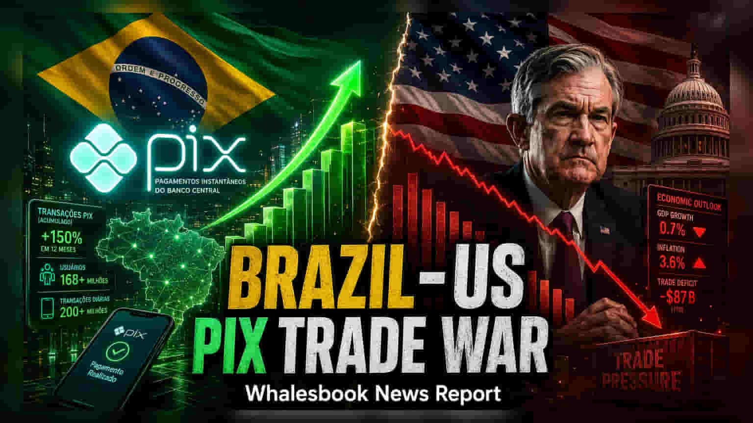 US Imposes 25% Tariffs on Brazil Imports Amid Pix Payment Dispute