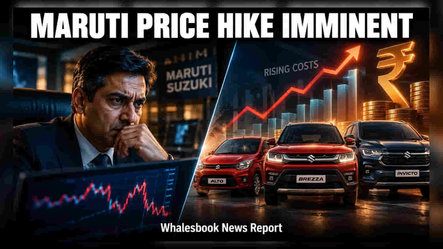 Maruti Suzuki to Raise Car Prices by Up to ₹30,000 in Aug