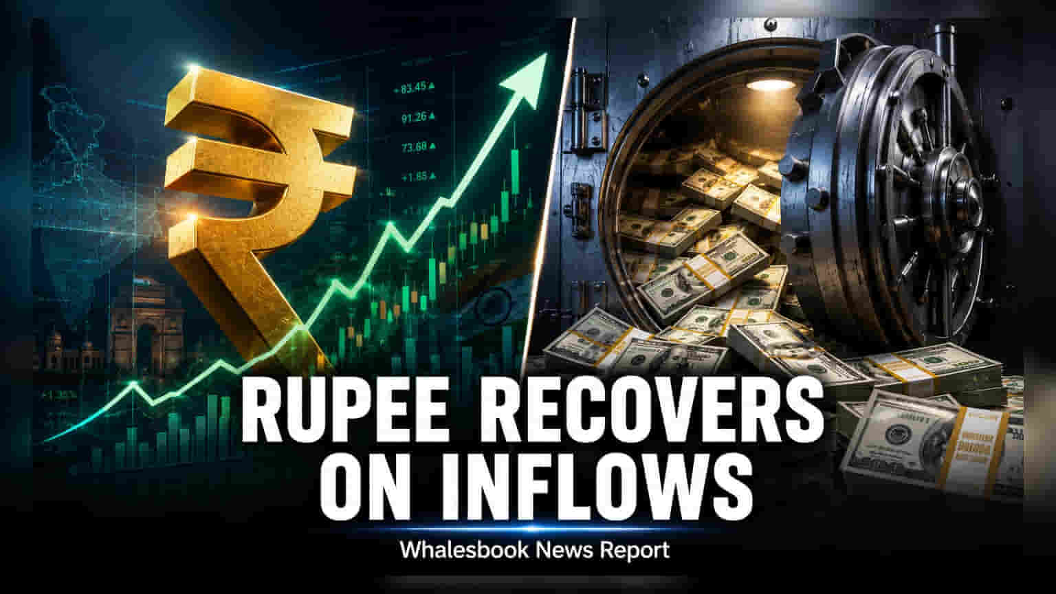 Rupee Recovers to 96.24 Against Dollar on $20.72 Billion Inflows