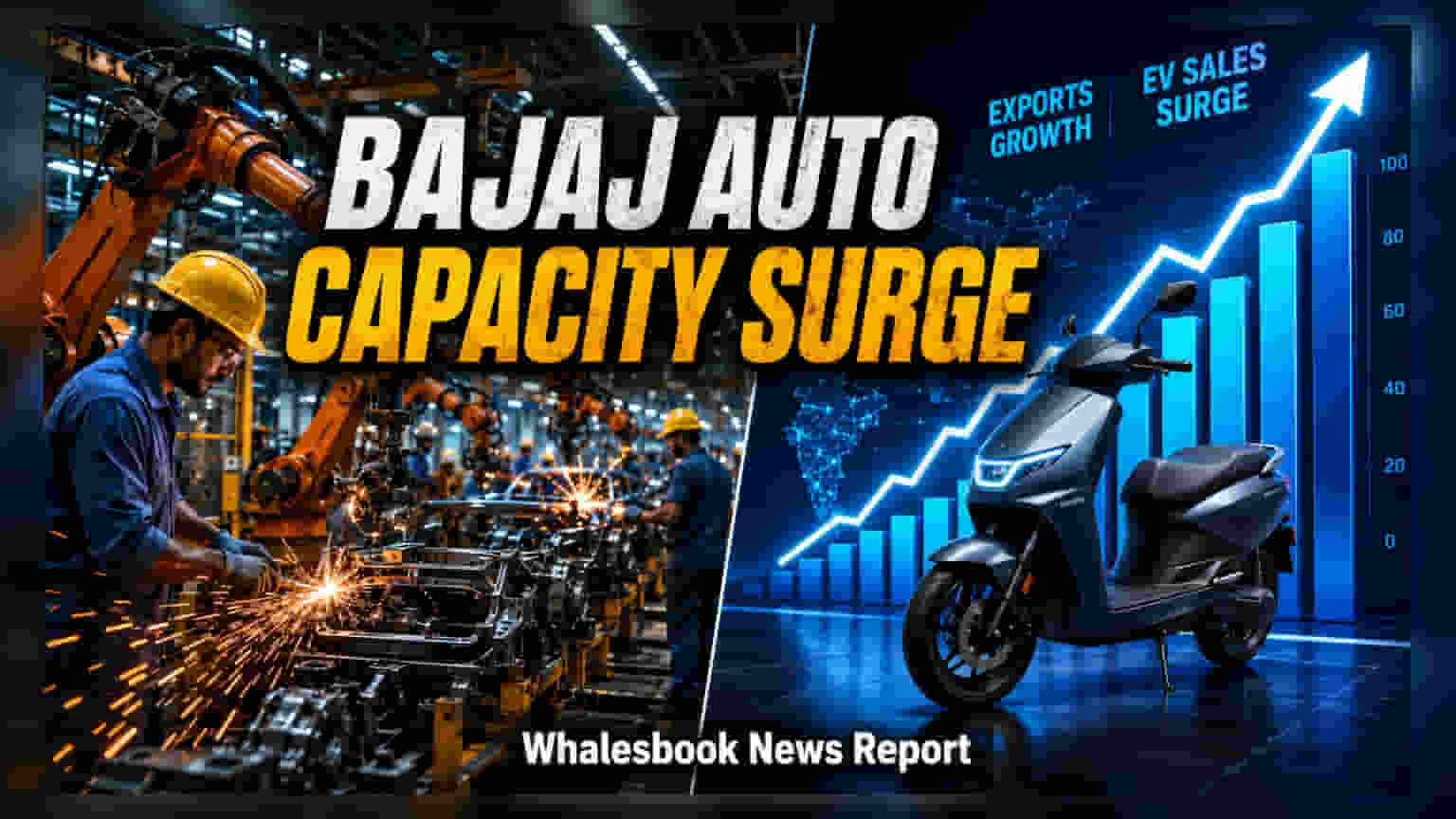 Bajaj Auto: उत्पादन क्षमता २५% वाढवणार! निर्यातीसह इलेक्ट्रिक वाहनांची मागणी वाढली