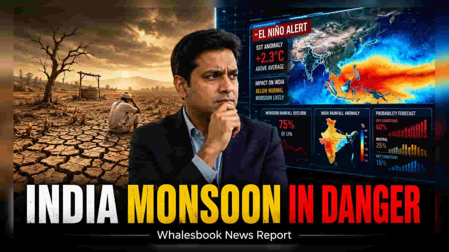 Monsoon 2026: एल निनोमुळे मान्सूनवर अनिश्चिततेचे सावट!
