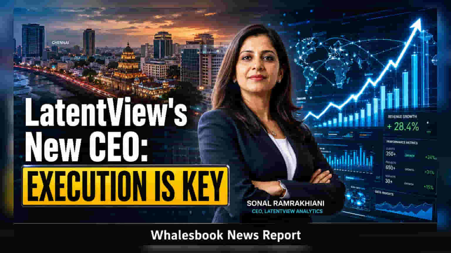 LatentView Analytics શેર: નવા CEO Sonal Ramrakhiani ના નેતૃત્વમાં કંપની ₹1650 કરોડના Revenue લક્ષ્યાંક તરફ