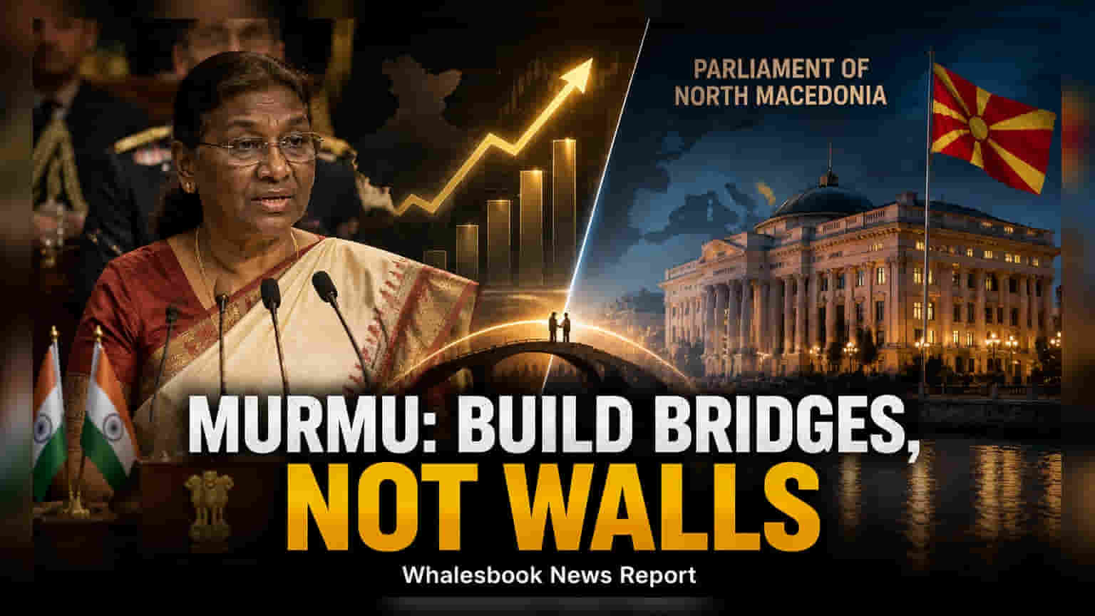 President Murmu Calls for Deeper Economic Ties With North Macedonia