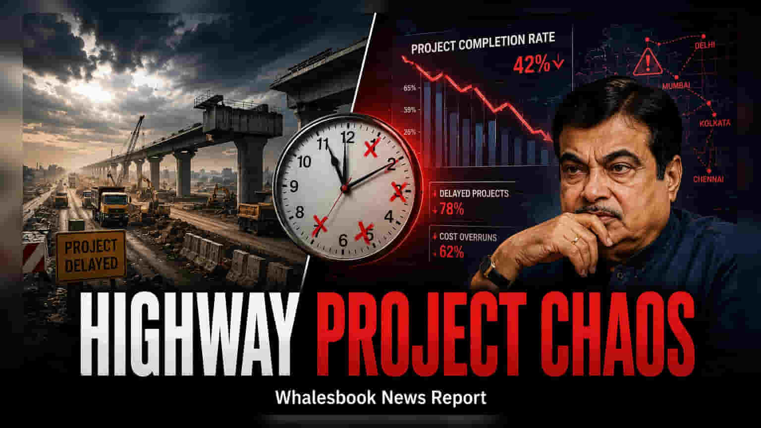 Over 50% of National Highway Projects Delayed, Govt Says