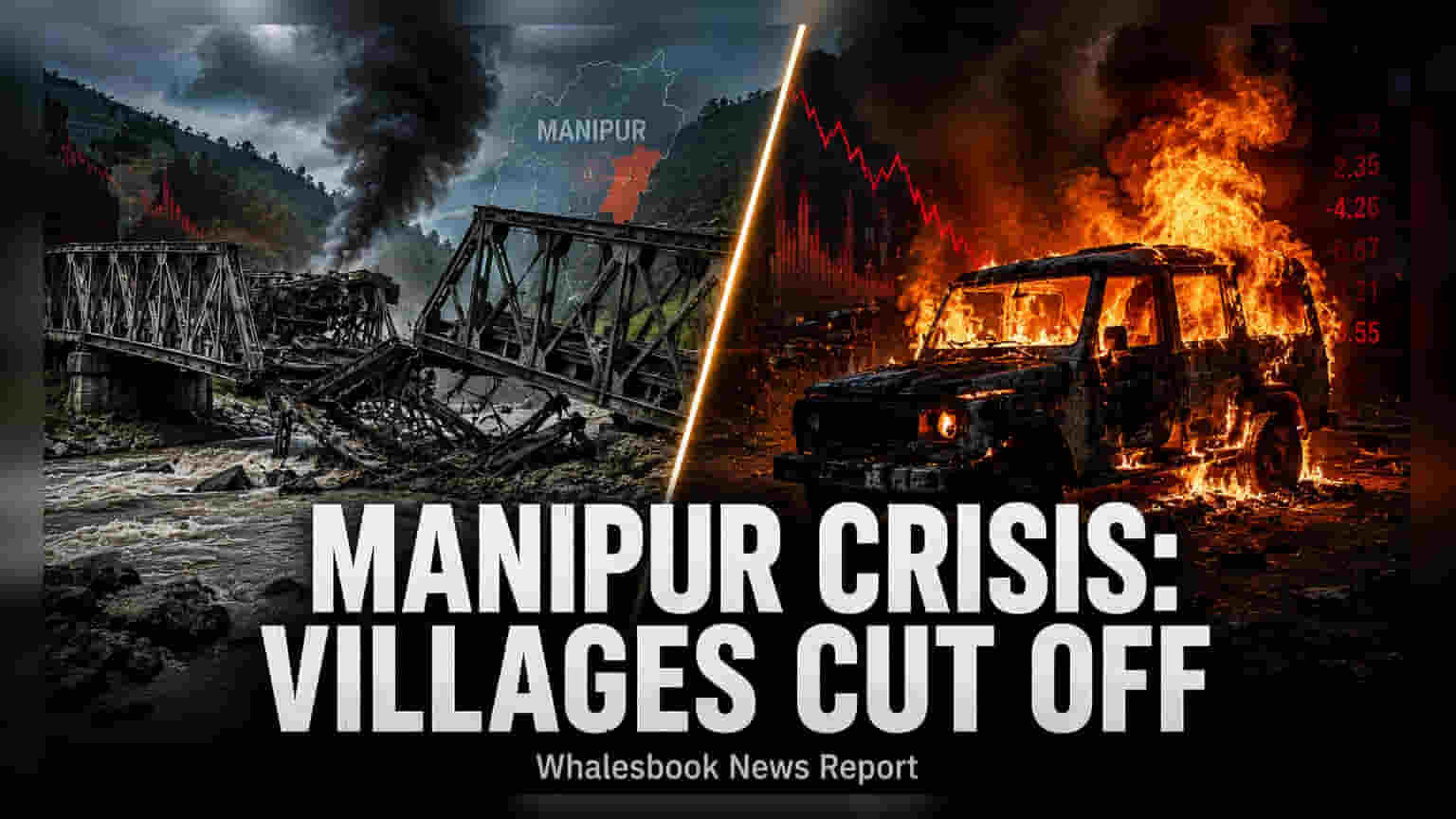 Manipur Bridge Blast: कई गांव हुए अलग-थलग, आवागमन ठप