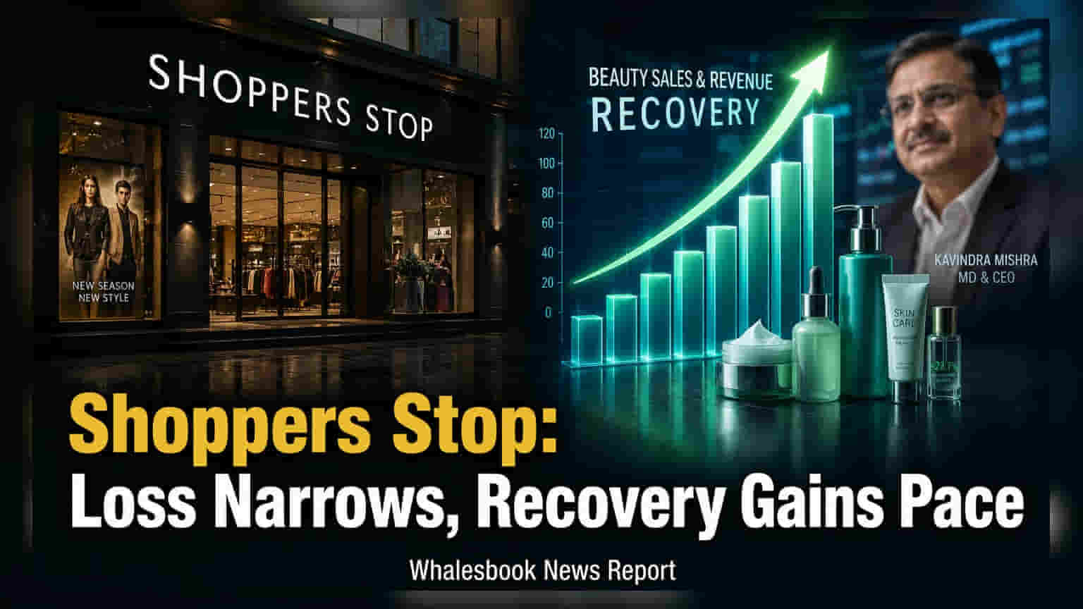 Shoppers Stop Q1 Loss Narrows to ₹14 Crore as Beauty Sales Rise