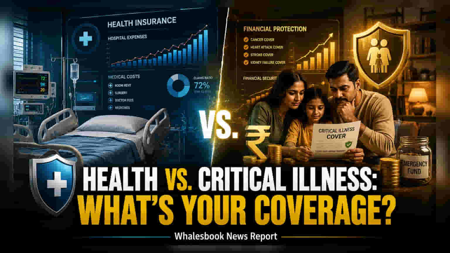 சுகாதார காப்பீடு vs. க்ரிட்டிக்கல் இல்னஸ் காப்பீடு: என்ன வித்தியாசம்?