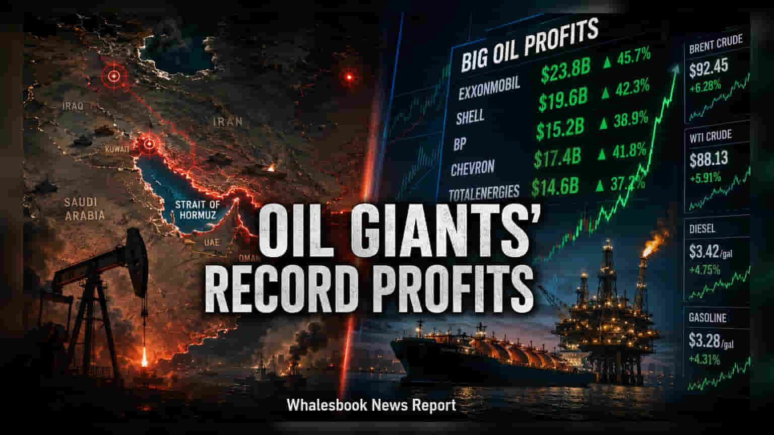 Big Oil चे नफ्यात तुफानी वाढ: $45.8 अब्ज डॉलर्सचा तिमाही नफा!