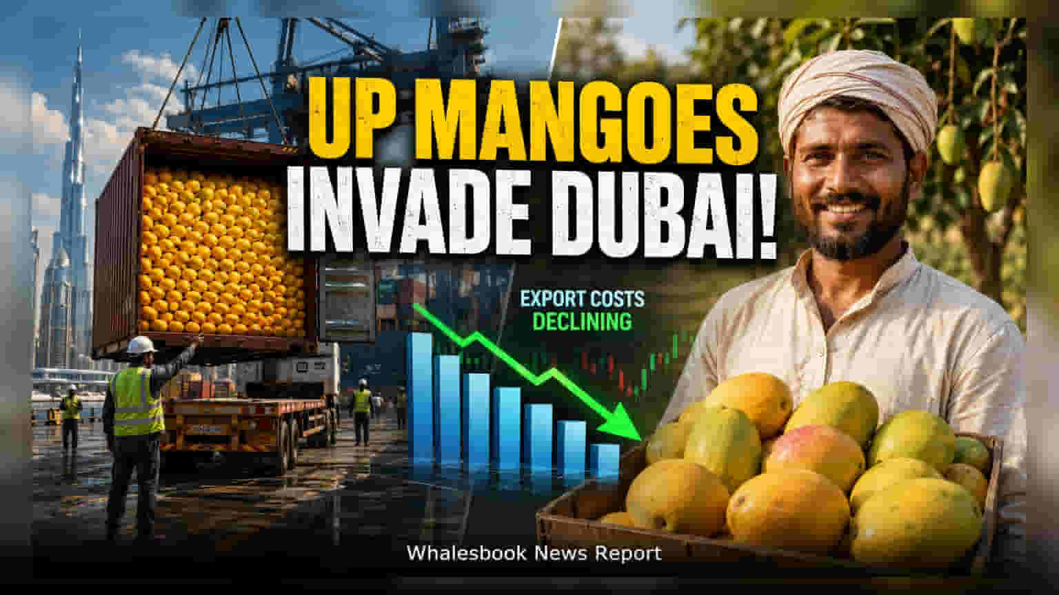 UP Mangoes Dubai પહોંચ્યા: દરિયાઈ માર્ગે નિકાસ, ખર્ચમાં ઘટાડો અને ખેડૂતોની આવકમાં વૃદ્ધિ