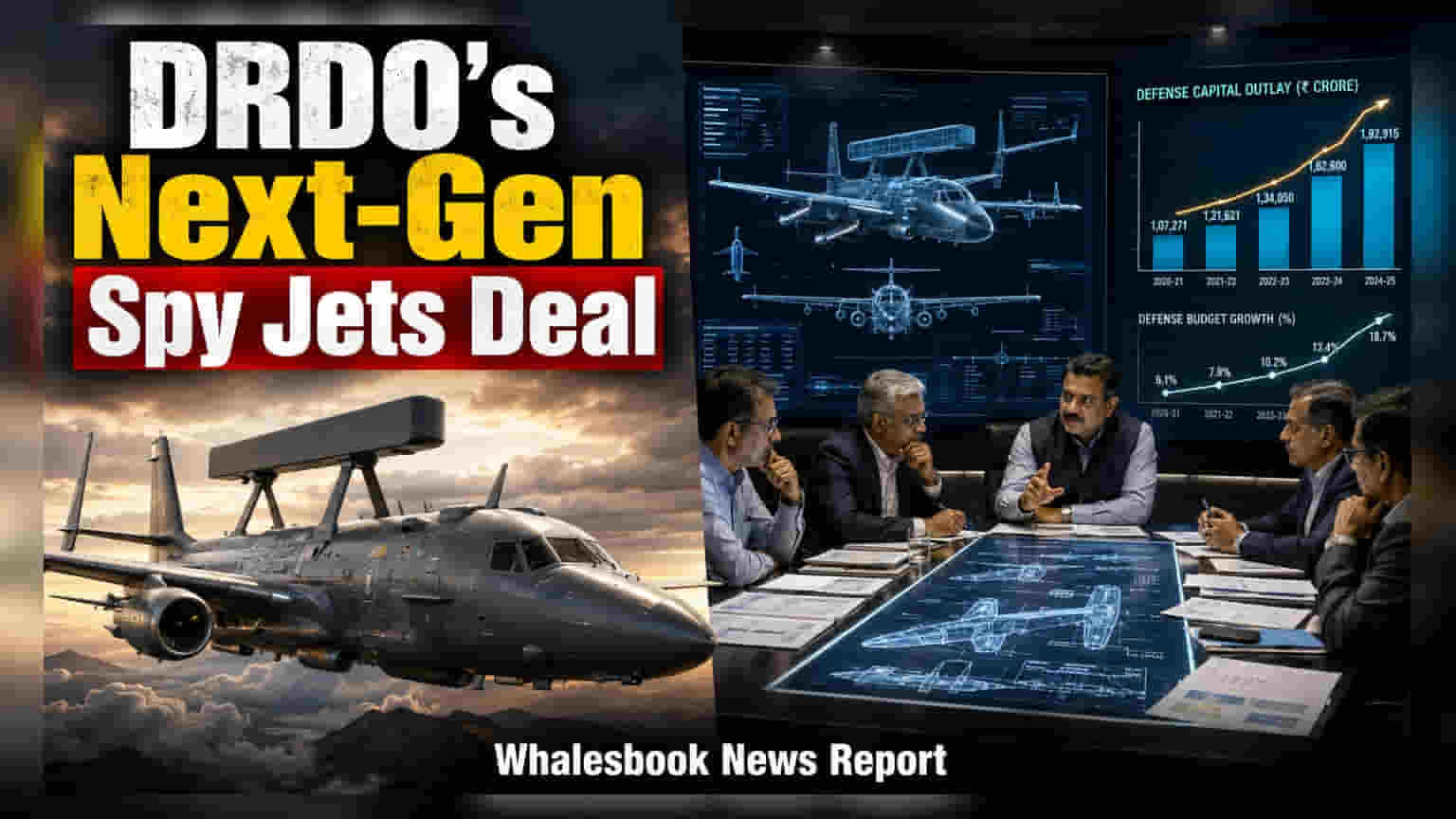 Adani Defence અને DRDOની ભાગીદારી: 6 AEW&C જેટનું રૂપાંતરણ થશે