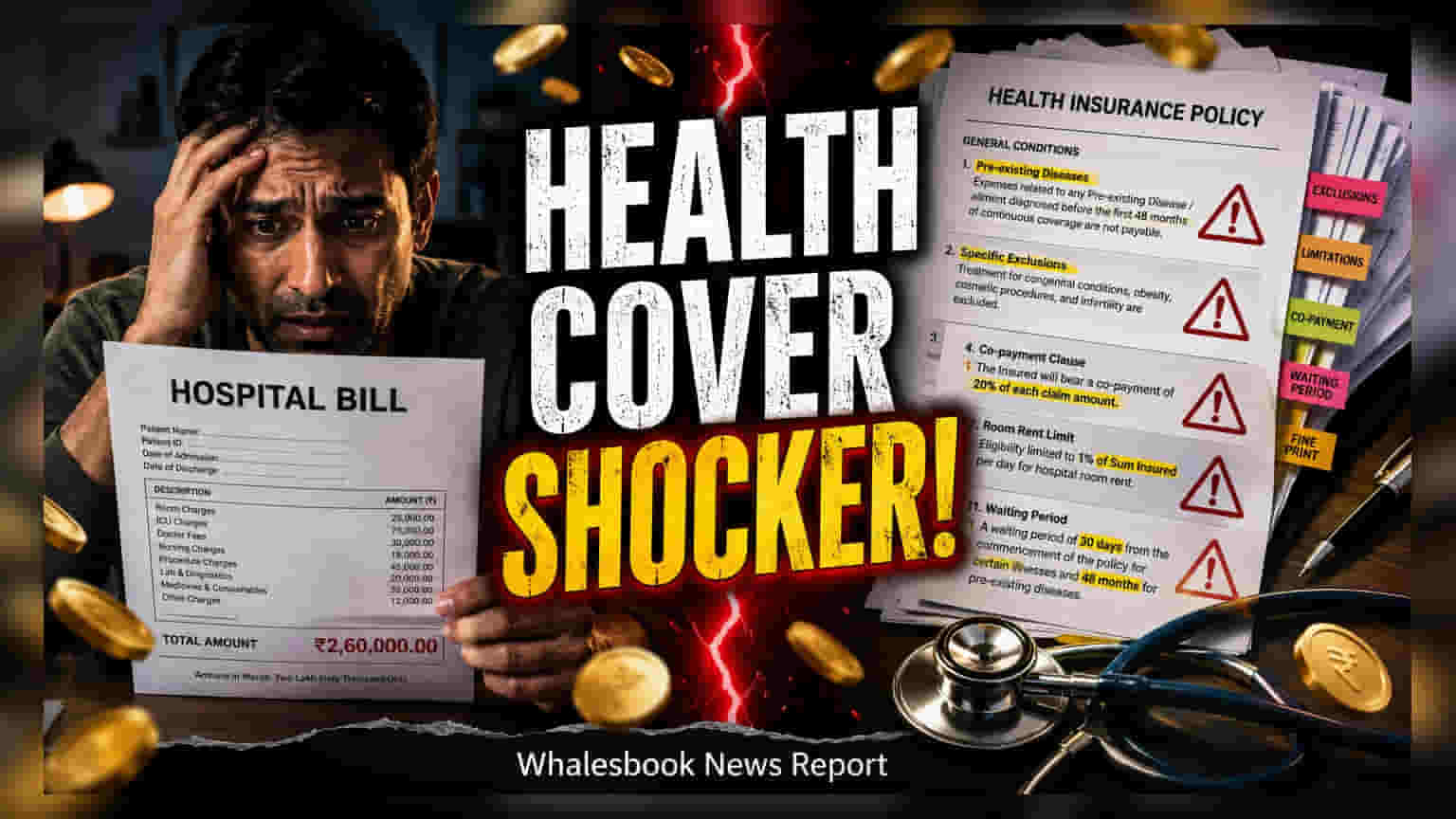Health Insurance Claims: ਕਿਉਂ ਪੂਰਾ ਬਿੱਲ ਕਵਰ ਨਹੀਂ ਕਰਦਾ ਬੀਮਾ? ਜਾਣੋ ਕਾਰਨ