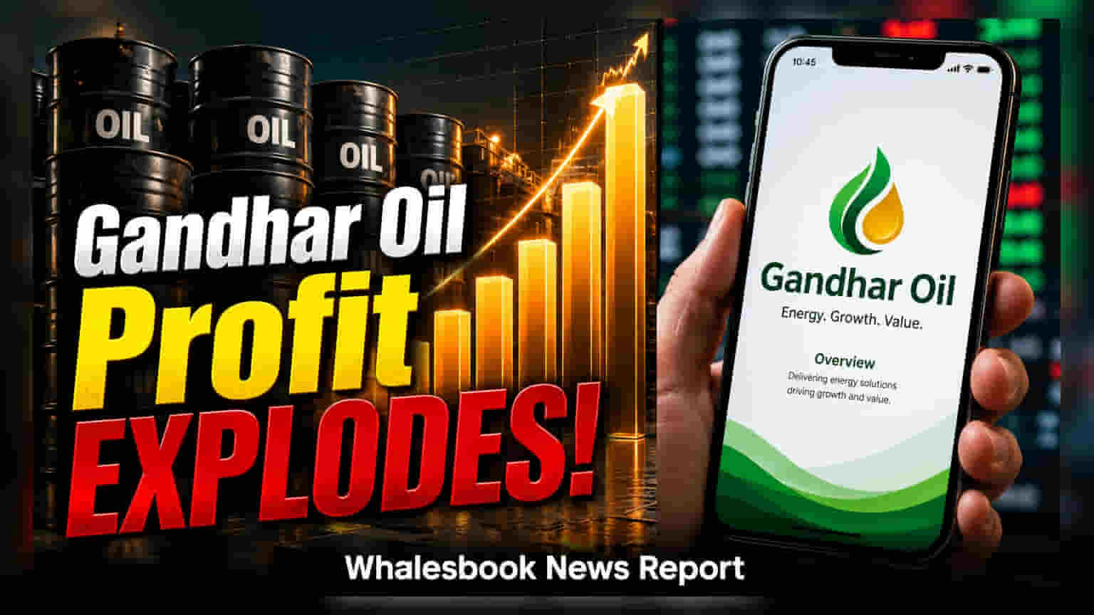 Gandhar Oil Q1 Profit Hits ₹179 Crore, Dividend Declared