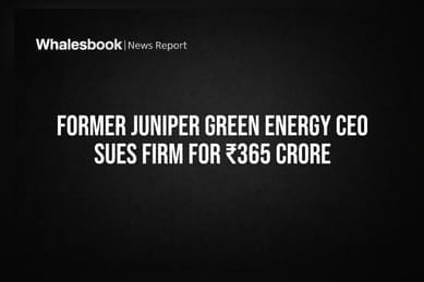 Former Juniper Green Energy CEO Sues Firm for ₹365 Crore
