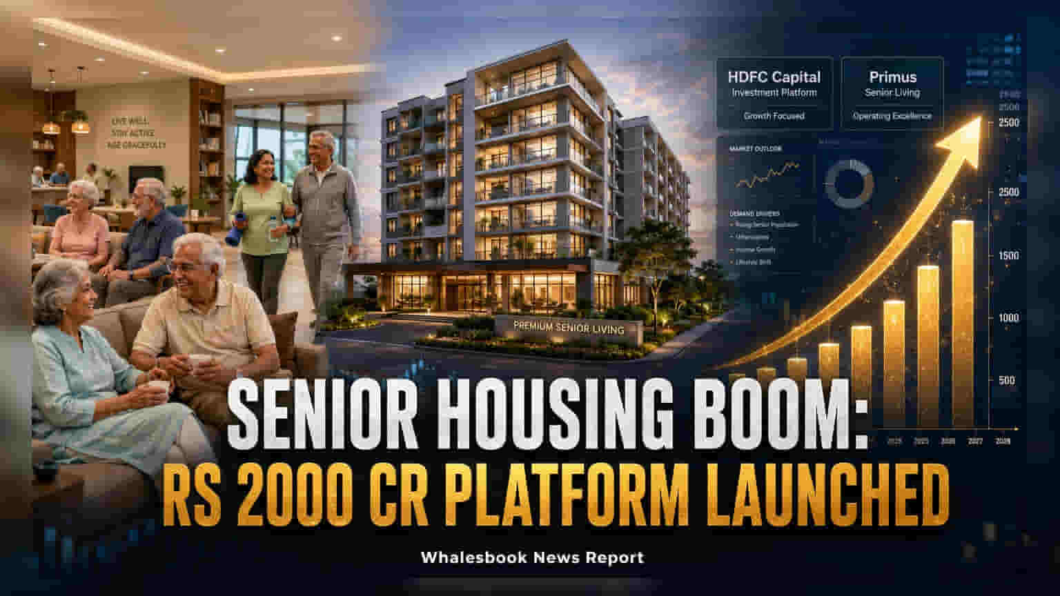 Primus, HDFC Capital Launch ₹2,000 Cr Senior Housing Platform