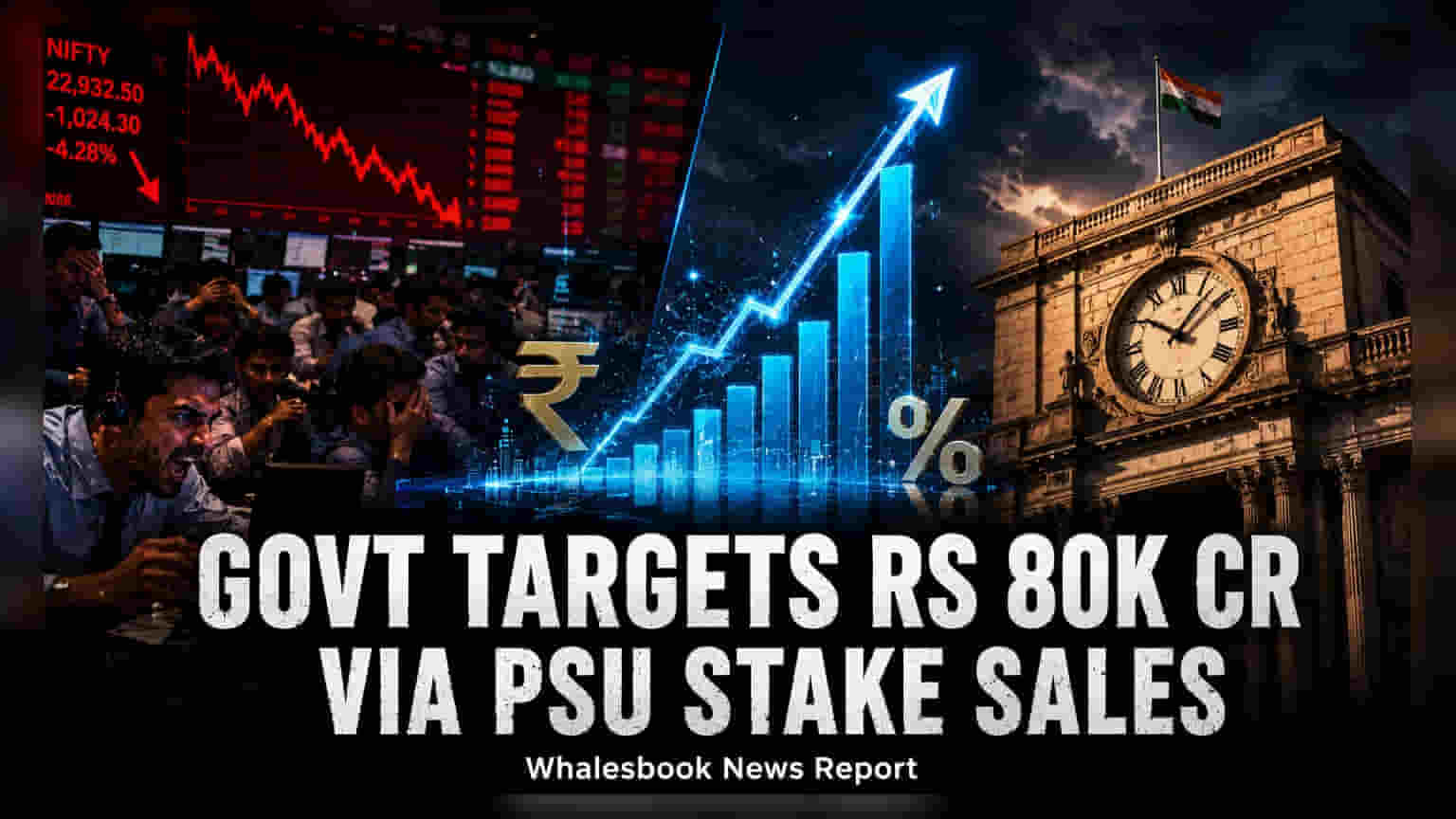 அரசுக்கு ₹80,000 கோடி தேவை: முக்கிய பொதுத்துறை நிறுவனங்களில் பங்குகளை விற்க திட்டம்!