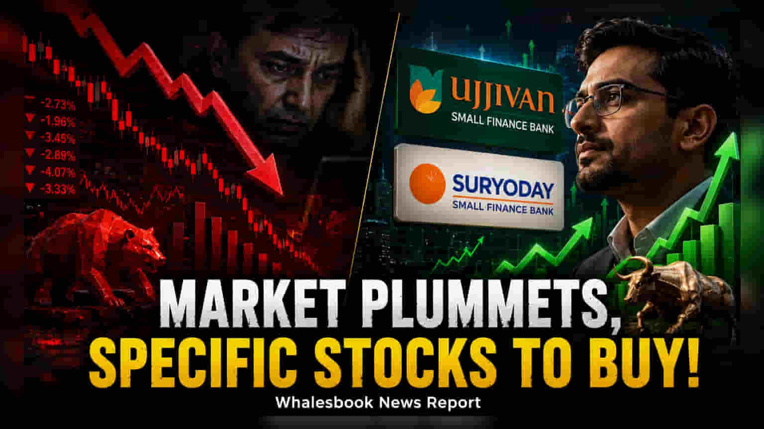 Nifty Falls 4th Day; Brokerage Flags Ujjivan, Suryoday SFB