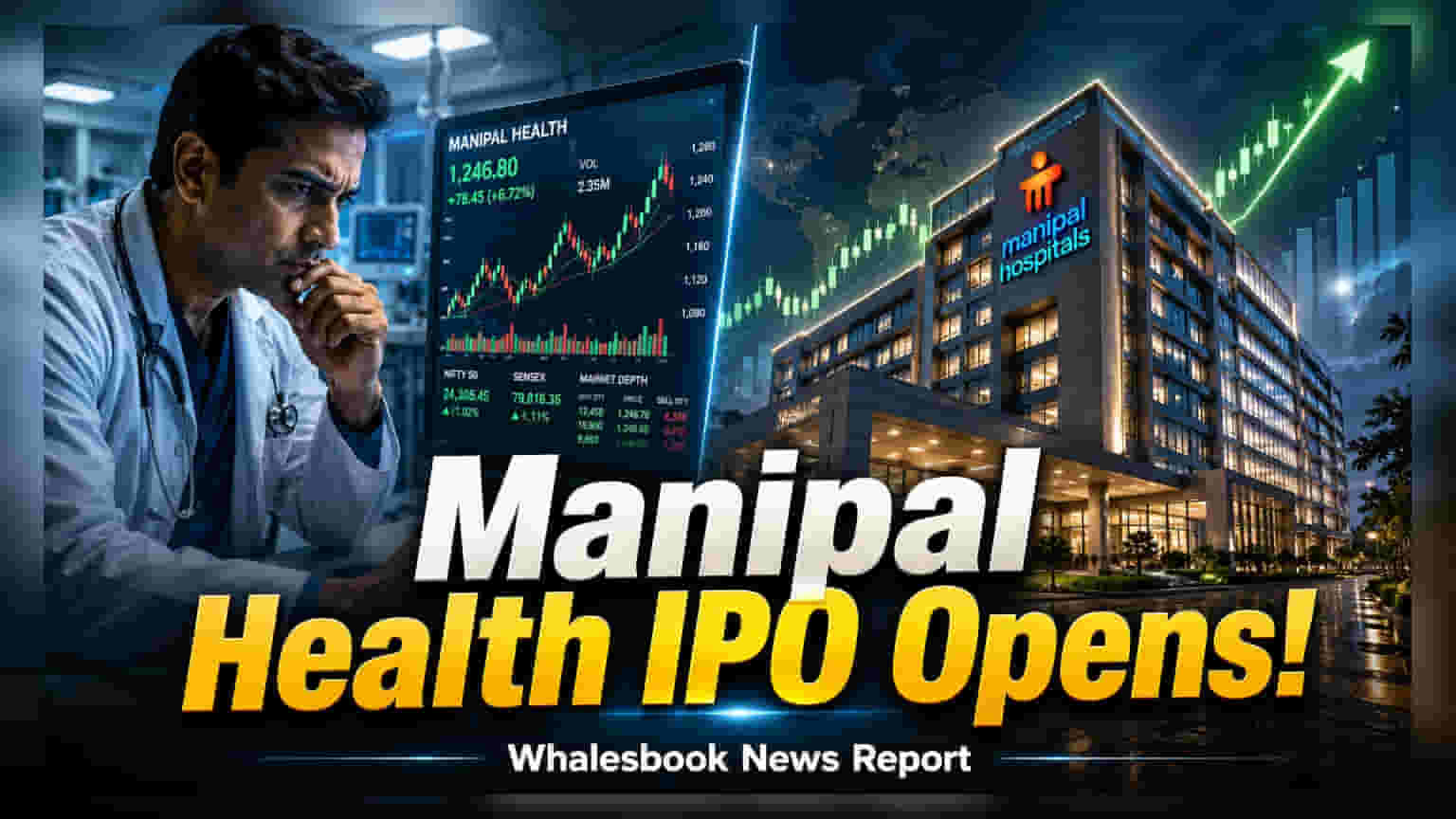 Manipal Health IPO: ₹9,275 કરોડનો ધમાકો! 29 જુલાઈએ ખુલશે IPO, શેર ₹560-590 ની રેન્જમાં