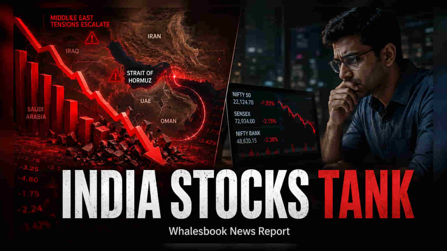 Sensex Drops to 76,391 as Oil Crosses $96 on West Asia Tensions