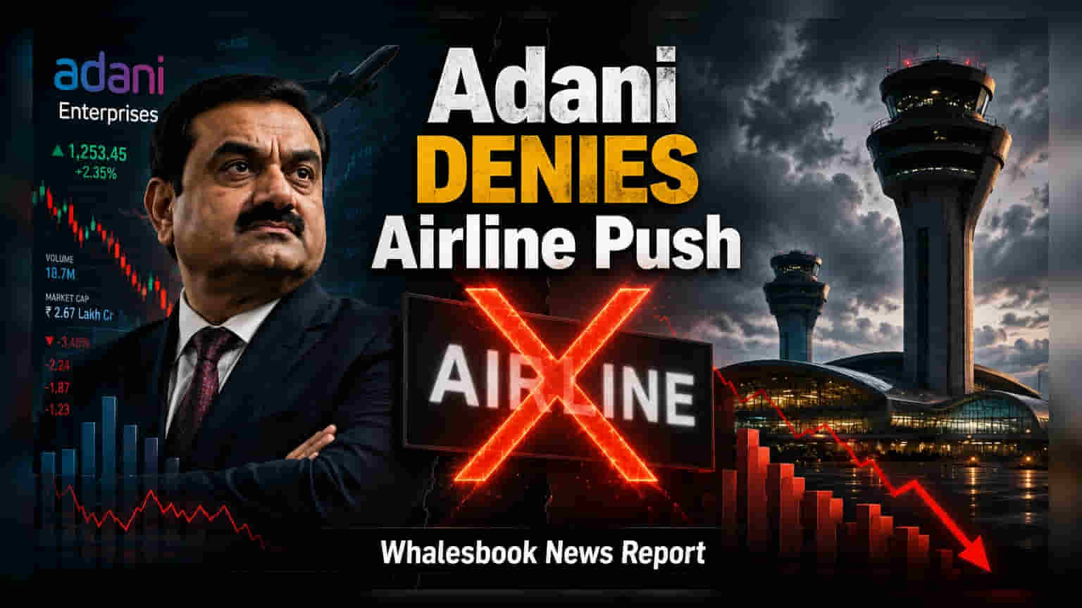 Adani Enterprises Rules Out Airline Launch, Denies Baseless Reports