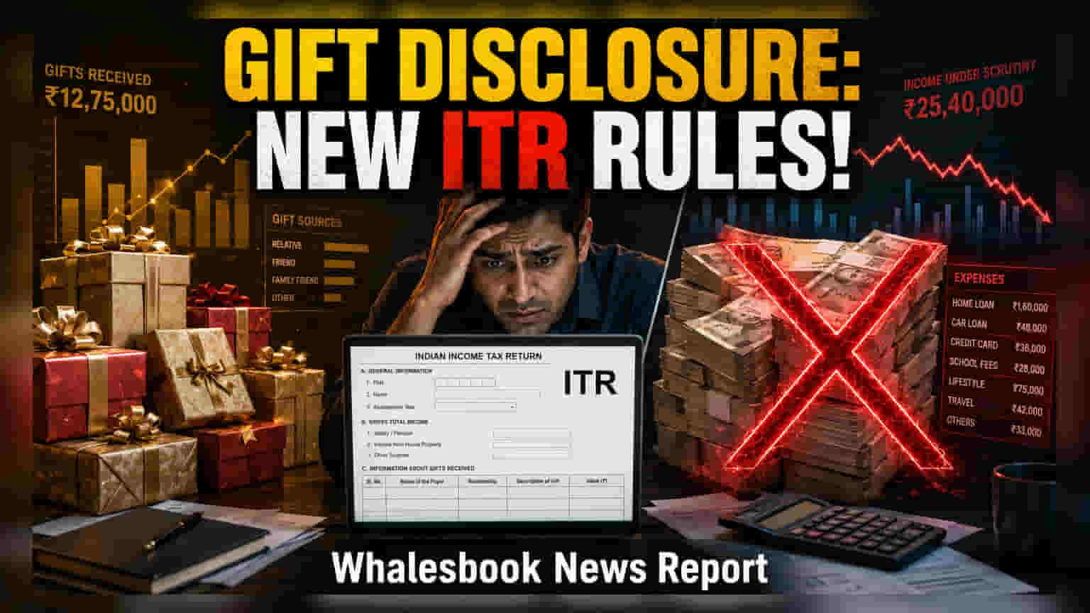 New ITR Disclosure Rule: Taxpayers Must Report Exempt Gifts