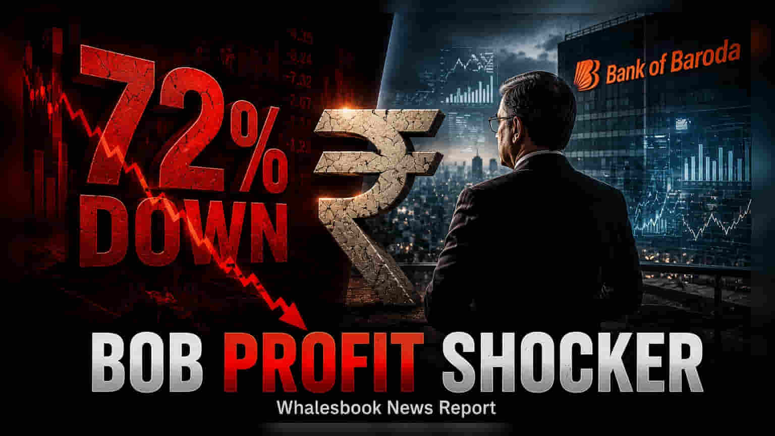 Bank of Baroda Profit Drops 72% After ₹5,680 Cr NMC Settlement