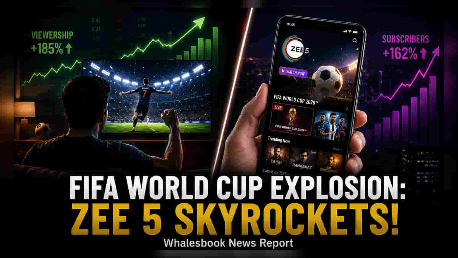 Zee Entertainment: FIFA વર્લ્ડ કપનો જાદુ! Zee5 પર Watch Time માં 79% નો જંગી ઉછાળો