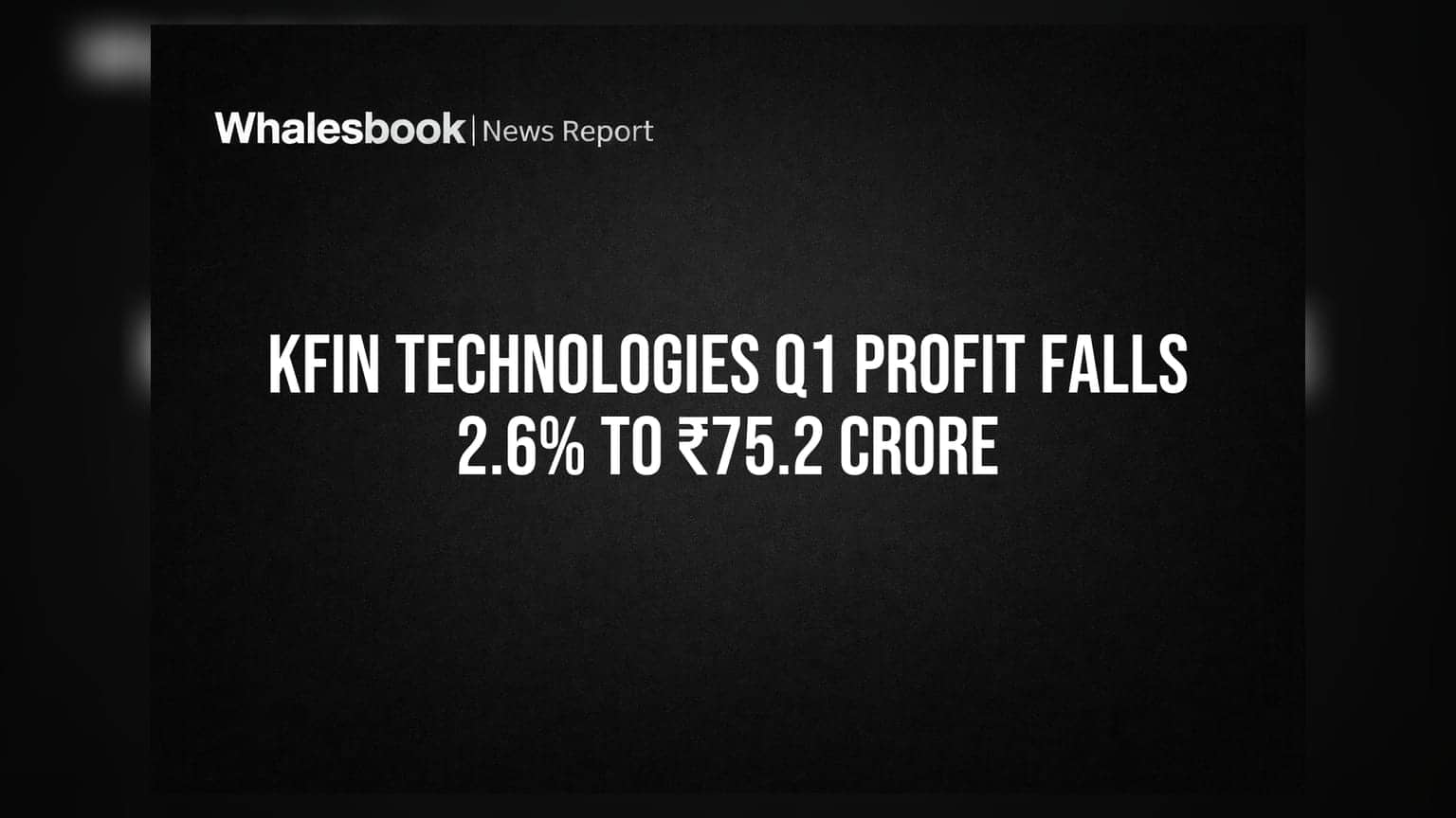 KFin Technologies షేర్ ధర పతనం: లాభాల్లో **2.6%** క్షీణత.. ఆదాయం **30%** పెరిగినా..?