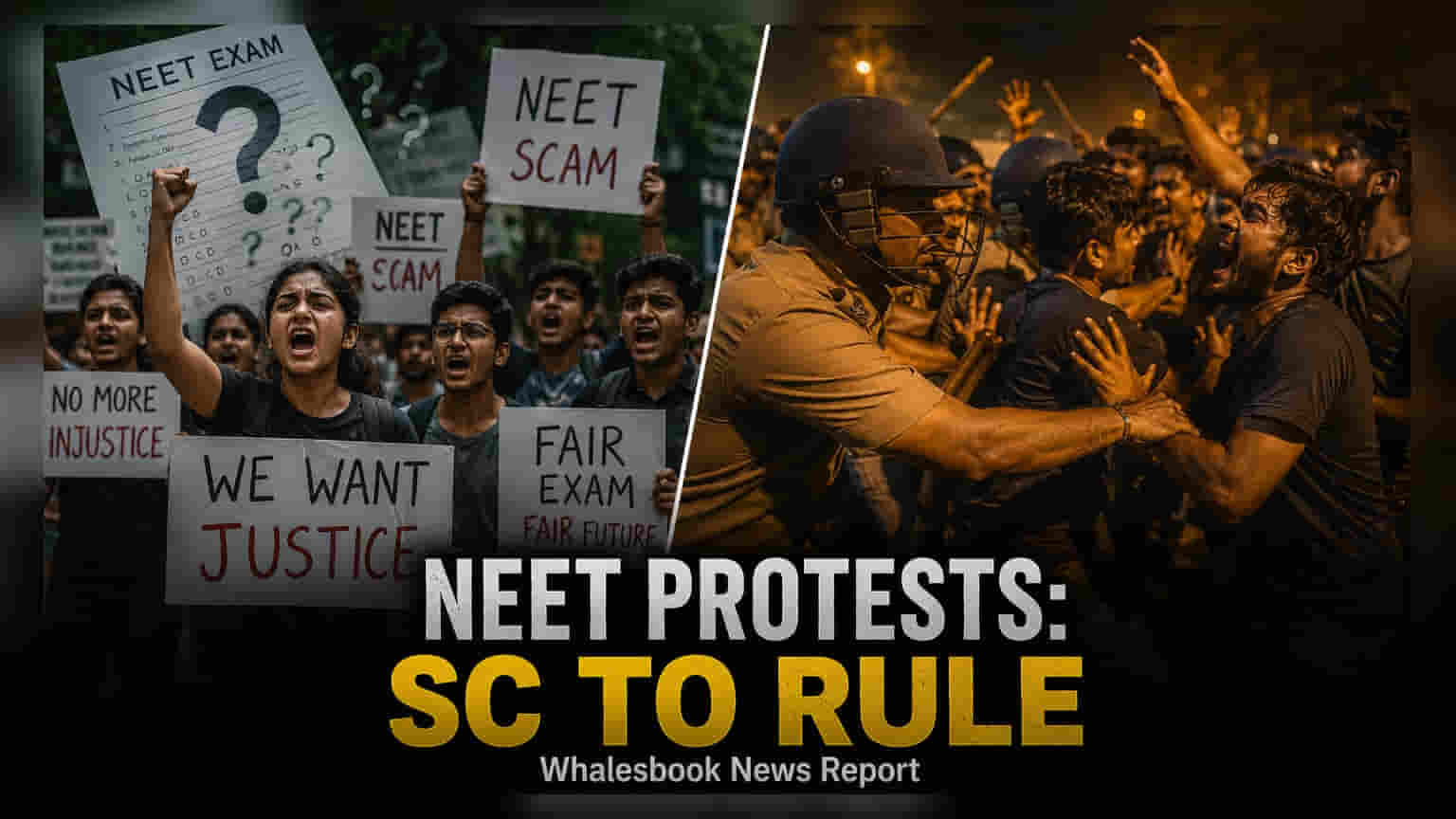 NEET విద్యార్థుల నిరసనలపై పోలీసుల చర్యల కేసు: సుప్రీంకోర్టులో విచారణ...