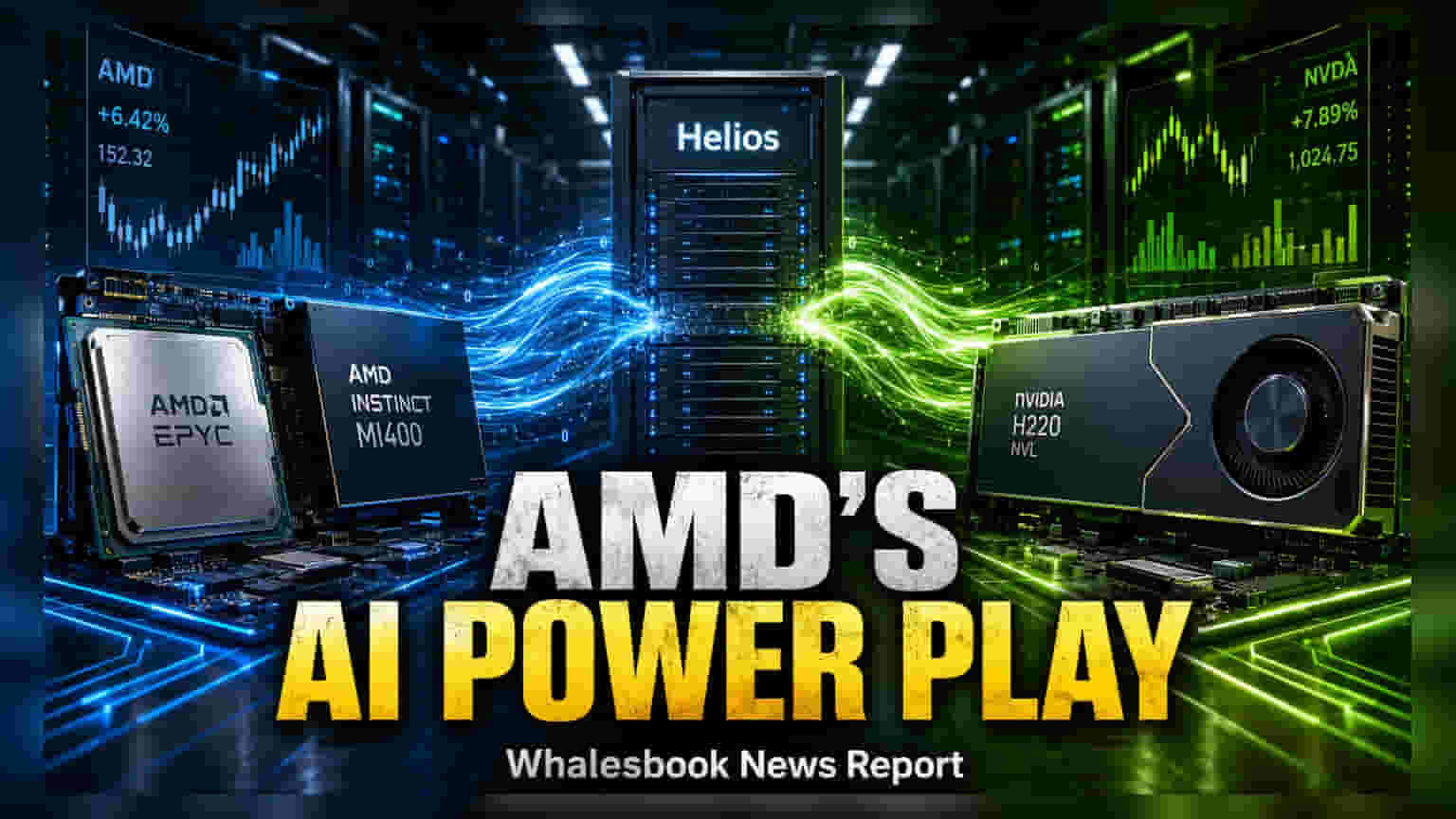 AMD का Nvidia को बड़ा झटका! पेश किया Helios AI प्लेटफॉर्म, OpenAI, Meta और Anthropic से बड़ी डील