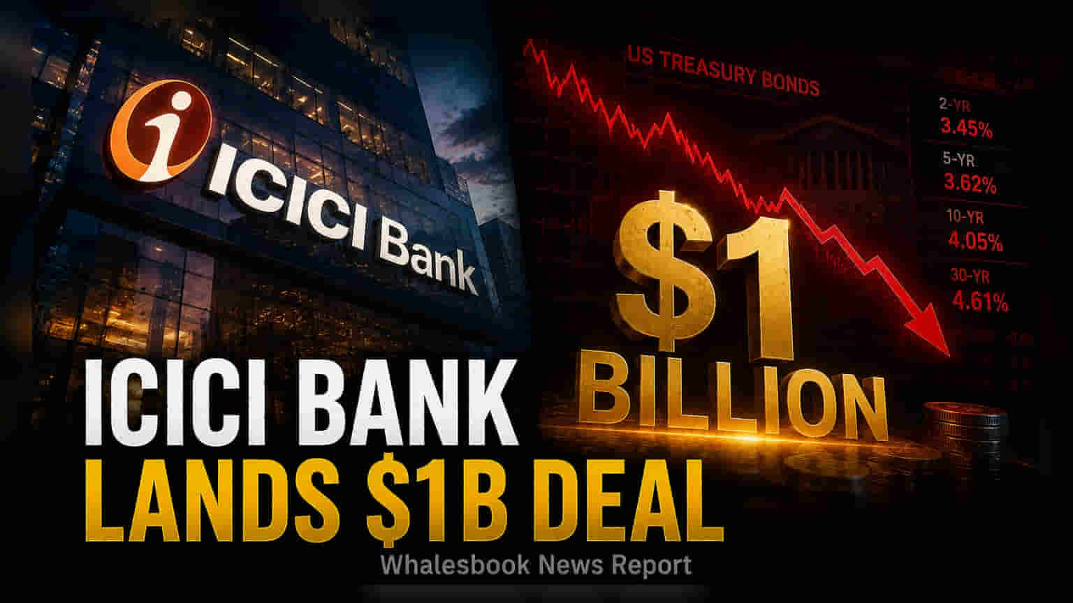 ICICI Bank Prices $1 Billion Dollar Bond at 100 bps Spread