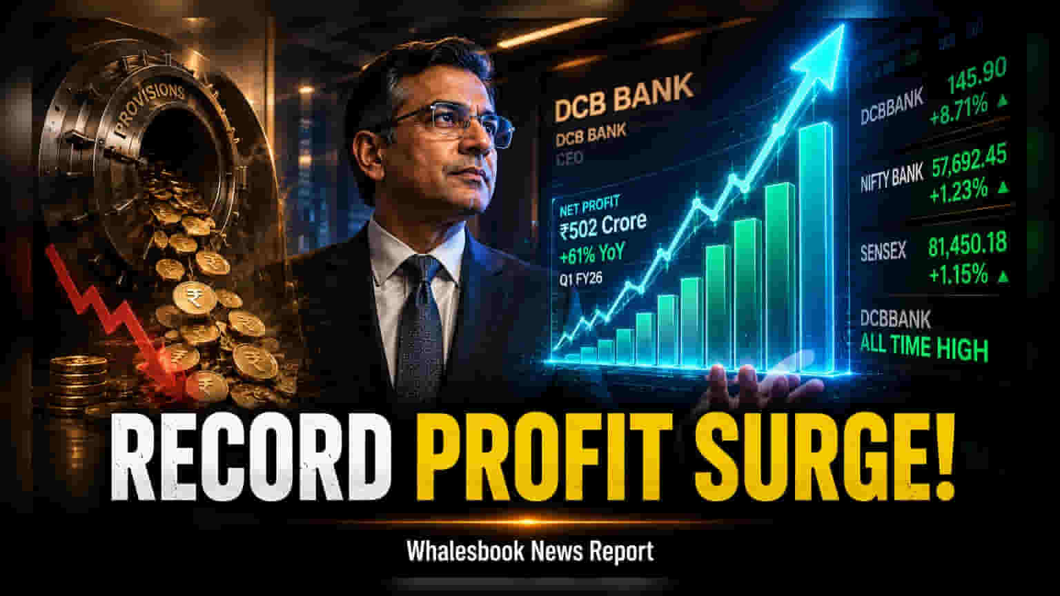 DCB Bank ਦੀ Q1 ਕਮਾਈ 'ਚ 36% ਦਾ ਵੱਡਾ ਵਾਧਾ, ਪ੍ਰੋਫਿਟ ਪਹੁੰਚਿਆ ₹213 ਕਰੋੜ