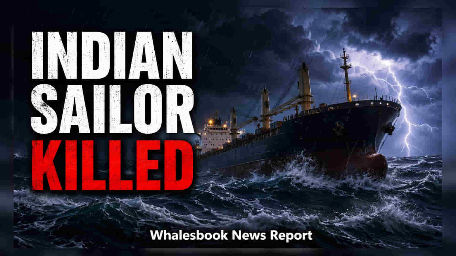 Indian Sailor Killed in Black Sea Ship Attack; Govt Condemns