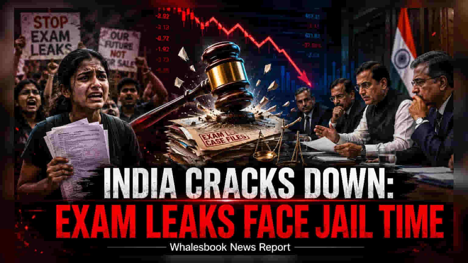 New Anti-Exam Leak Law Imposes ₹1 Crore Fine, 10-Year Jail