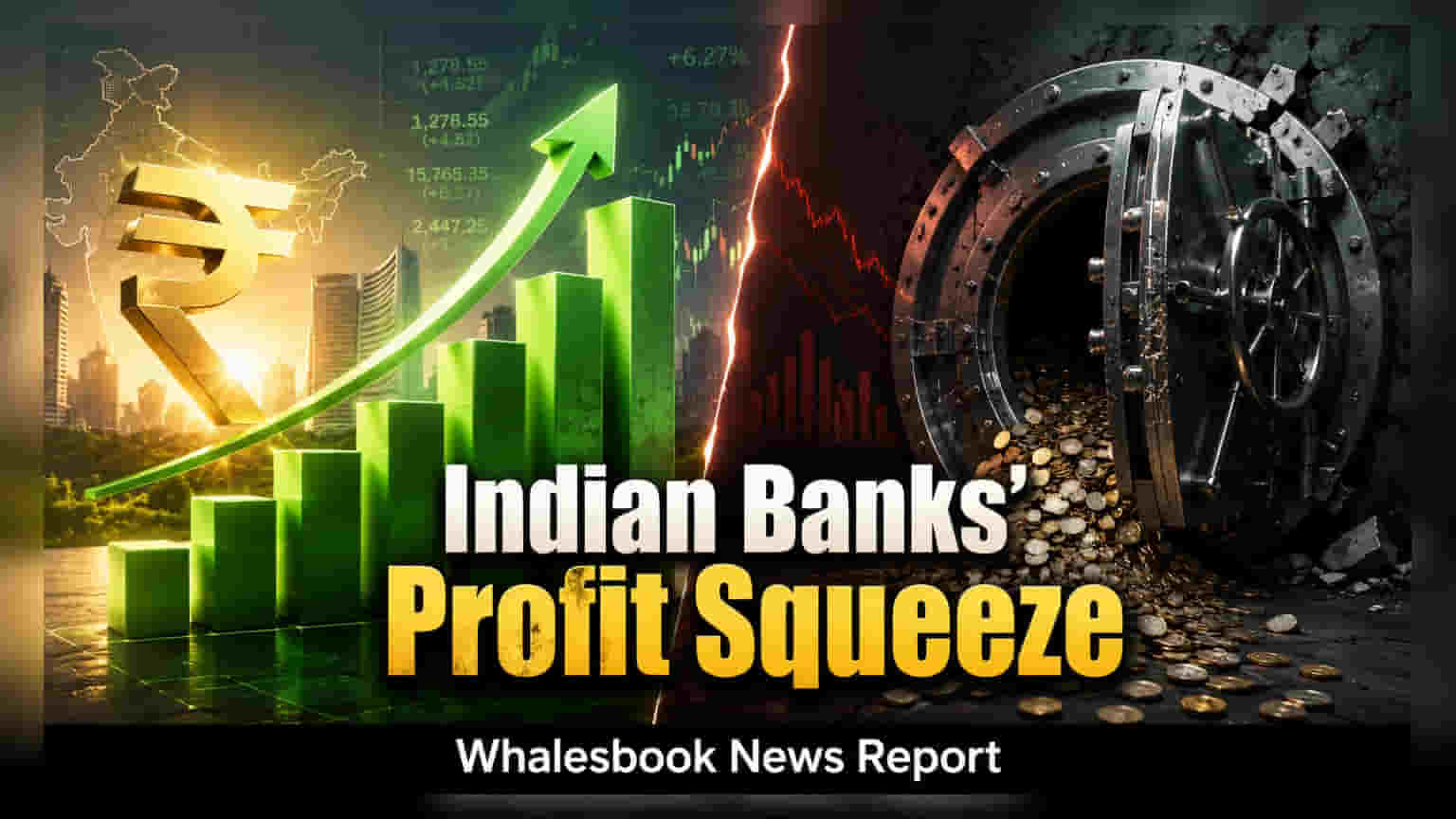 Indian Banks Face Profit Margin Pressure Despite 18% Credit Growth