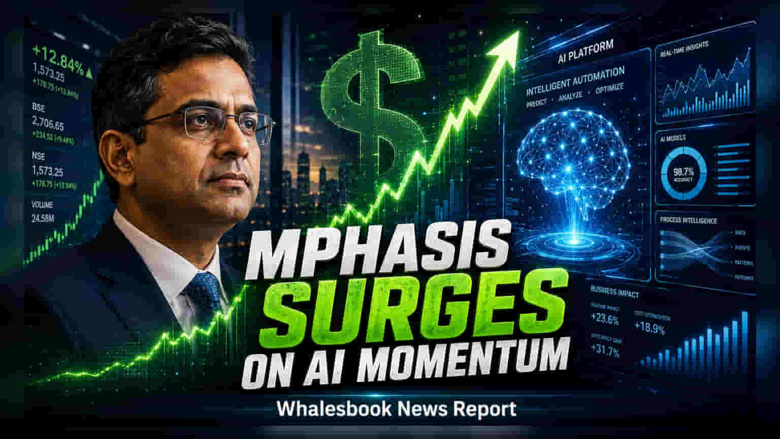 Mphasis Q1 Revenue Up 9.9% as AI Deals Power Growth