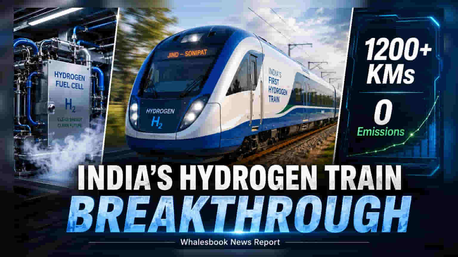 Indian Railways Hydrogen Train Completes 1,200 Km Milestone