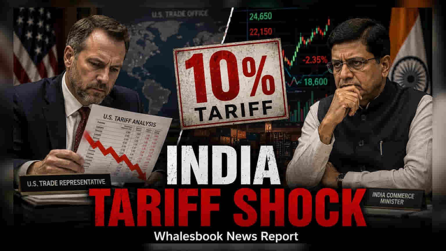 US Imposes 10% Tariff on Some Indian Goods; $87B Exports Exempt