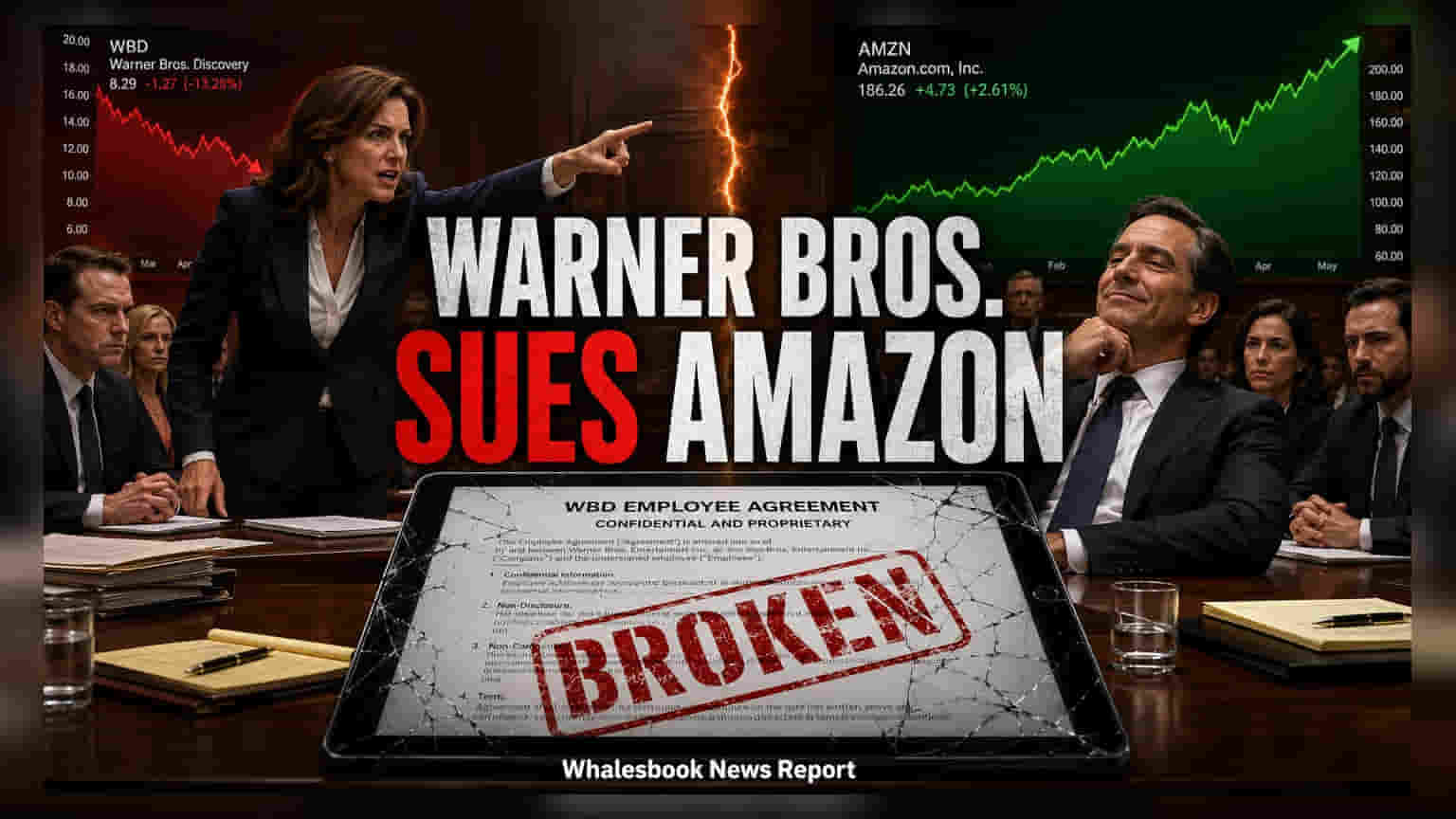 Warner Bros. Sues Amazon Over Executive Poaching Claims