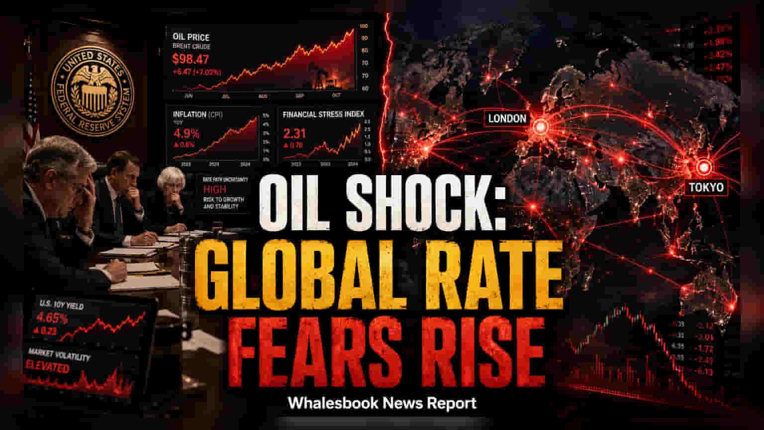 Central Banks Face Inflation Pressure as Oil Nears $100