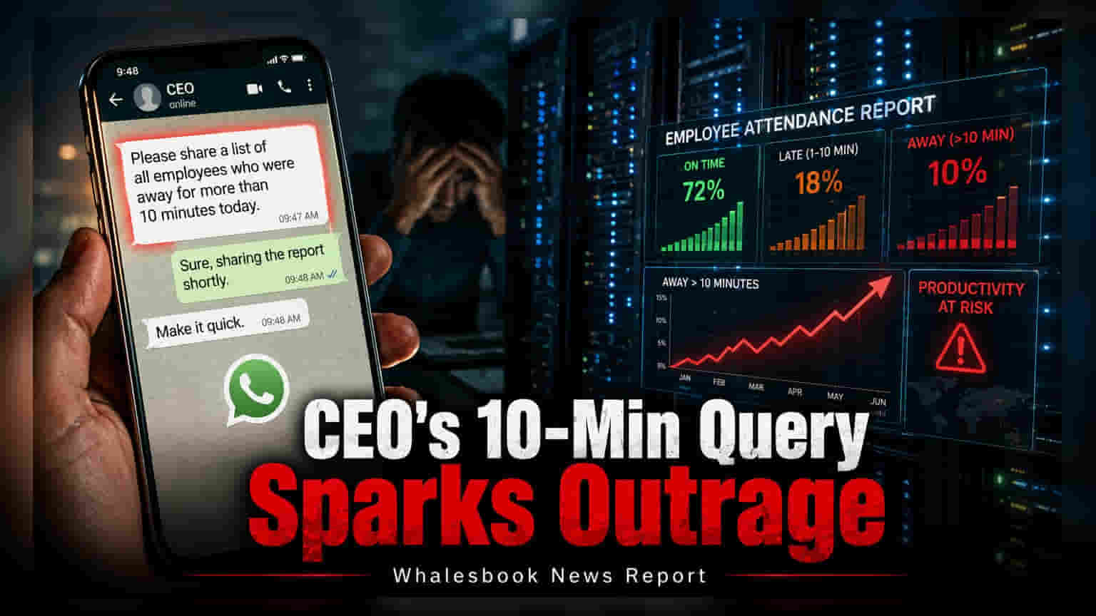 CEO's WhatsApp Query Over 10-Minute Early Exit Sparks Debate